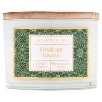 Wellness Candles Frosted Cedar Candle, 14 oz