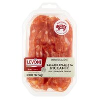 Levoni Spicy Spianata Salame, 2 oz