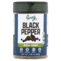 Pereg Medium Ground Black Pepper, 4.25 oz