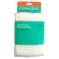 Cleanlogic Dual-Texture Body Exfoliators, 1 Each