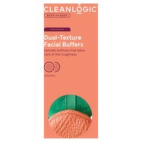 thumbnail image 2 of CleanLogic Dual Texture Facial Buffers - 3 Pack (6 Buffers Total) For Gentle Exfoliation & Cleansing 2 of 14