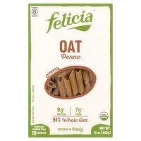 felicia Organic Oat Penne, 12 oz