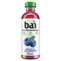 Bai It's WonderWater Brasilia Blueberry Flavored Antioxidant Beverage, 18 fl oz, 18 Fluid ounce