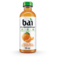 Bai It's WonderWater Costa Rica Clementine Flavored Antioxidant Beverage, 18 fl oz, 18 Fluid ounce