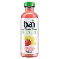 Bai It's WonderWater São Paulo Strawberry Lemonade Flavored  Antioxidant Beverage, 18 fl oz, 18 Fluid ounce