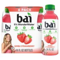 Bai It's WonderWater Simbu Strawberry Antioxidant Beverage ,14 fl oz, 6 count