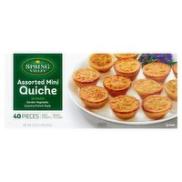 Spring Valley Garden Vegetable and Country French Style Assorted Mini Quiche, 40 count, 32 oz