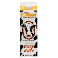 Farmland Fresh Dairies Half and Half, 1 quart, 32 Fluid ounce