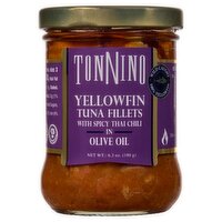 Tonnino Yellowfin Tuna Fillets with Spicy Thai Chili in Olive Oil, 6.3 oz