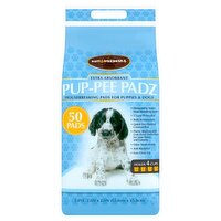 Ruff & Whiskerz Pup-Pee Padz Extra Absorbant 5-Ply Pads, 50 count