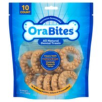 OraBites All Natural Dental Treats for Dogs, 10 count, 10.5 oz