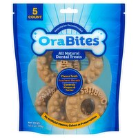 OraBites All Natural Dental Treats for Dogs, 5 count, 10.5 oz