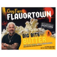 Guy Fieri Flavortown Big Bite Butter Microwave Popcorn, 2.75 oz, 6 count