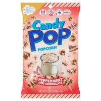 Candy Pop Peppermint Hot Chocolate Popcorn, 5.25 oz, 5.25 Ounce