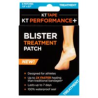 ΚΤ Τape KT Performance+ Blister Treatment Patch, 6 count, 6 Each