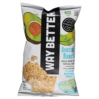 Way Better Snacks Avocado Ranch Whole Grain Corn Tortilla Chips, 5.5 oz