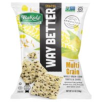 BaKol Way Better Snacks Whole Grain Corn Tortilla Chips, 5.5 oz