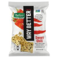Bakol Way Better Snacks Sweet Chili Whole Grain Corn Tortilla Chips, 5.5 oz