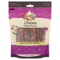 Poochie Chews Triple Braids for All Dogs, 10 count, 12.9 oz