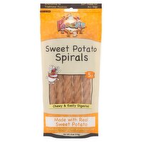 Poochie Sweet Potato Spirals Soft Chews for All Dogs, 5 count, 6 oz, 6 Ounce