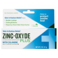 Zinc-Oxyde Plus Skin Irritation Relief with Calamine Multi Purpose Ointment, 2 oz