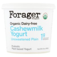 Forager Project Organic Dairy-Free Unsweetened Plain Cashewmilk Yogurt, 24 oz