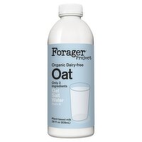 Forager Project Organic Dairy-Free Oat Plant-Based Milk, 28 fl oz