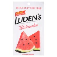 Luden's Watermelon Throat Drops, 25 count