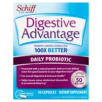 Schiff Digestive Advantage Daily Probiotic Capsules, 30 count