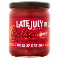 Late July Snacks Medium Organic Salsa, 15.5 oz