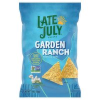 Late July Snacks Garden Ranch Tortilla Chips, 7.8 oz