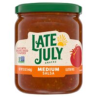 Late July Snacks Medium Salsa, 15.5 oz