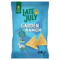 Late July Snacks Garden Ranch Tortilla Chips, 6 oz