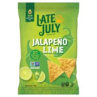 Late July Snacks Jalapeño Lime Tortilla Chips, 6 oz