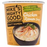 Mike's Mighty Good Craft Ramen Chicken Flavor Ramen Soup, 1.6 oz, 1.8 Ounce