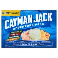 Cayman Jack Adventure Pack Premium Malt Beverage, 12 fl oz, 12 count