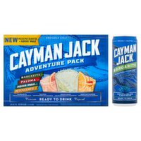 Cayman Jack Adventure Pack Premium Malt Beverage, 12 fl oz, 12 count