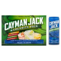 Cayman Jack Margarita Pack Premium Malt Beverage, 12 fl oz, 12 count, 144 Fluid ounce