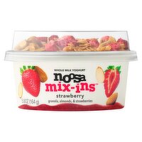 Noosa Mix-Ins Strawberry Granola, Almonds, & Strawberries Whole Milk Yoghurt, 5.8 oz