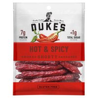 Duke's Hot & Spicy Smoked Shorty Sausages, 5 oz