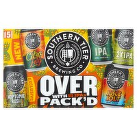 Southern Tier Brewing Co Over Pack'D IPAs, 12 oz, 15 count