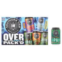 Southern Tier Brewing Co Over Pack'D IPAs, 12 oz, 15 count, 12 Fluid ounce
