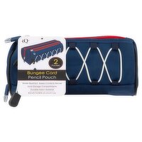 iQ+ 2 Pocket Bungee Cord Pencil Pouch