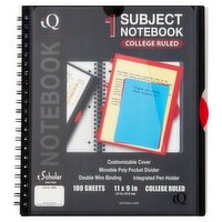 iScholar New York 1 Subject College Ruled Notebook, 100 sheets