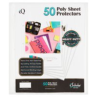 iScholar New York Poly Sheet Protectors, 50 count