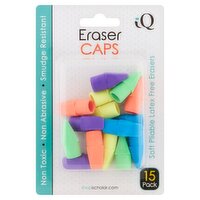 iQ Eraser Caps, 15 count