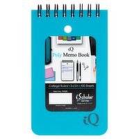 iQ Poly Memo College Ruled Book, 100 sheets