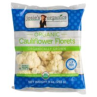 Josie's Organics Organic Cauliflower Florets, 9 oz, 9 Ounce