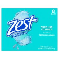 Zest Refreshing Bars, 4.0 oz, 8 count, 32 Ounce