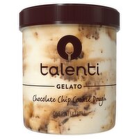 Talenti Chocolate Chip Cookie Dough Gelato, one pint